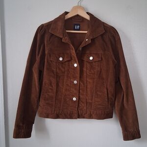 Gap Brown Cotton Curdoroy Jacket